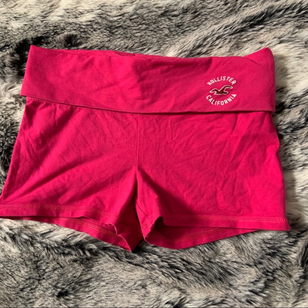 🕊Pink Hollister Yoga Shorties